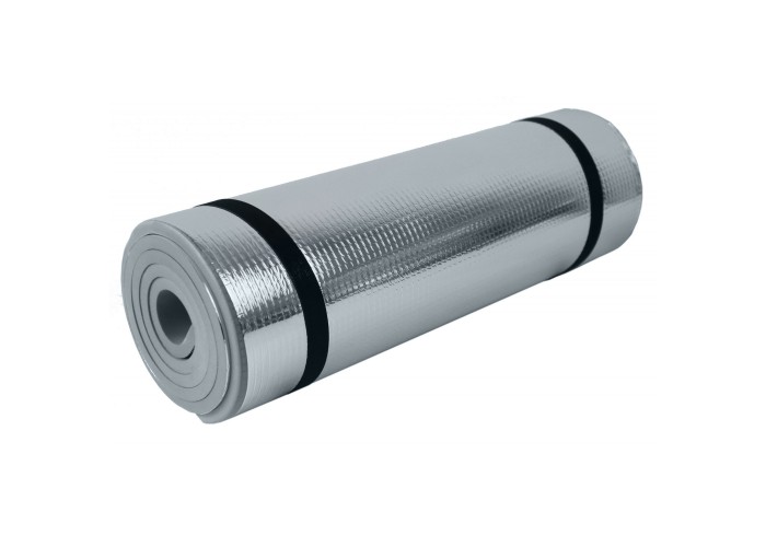 Коврик туристичний (каремат) SportVida Alu EVA 1 см SV-EZ0009 Grey