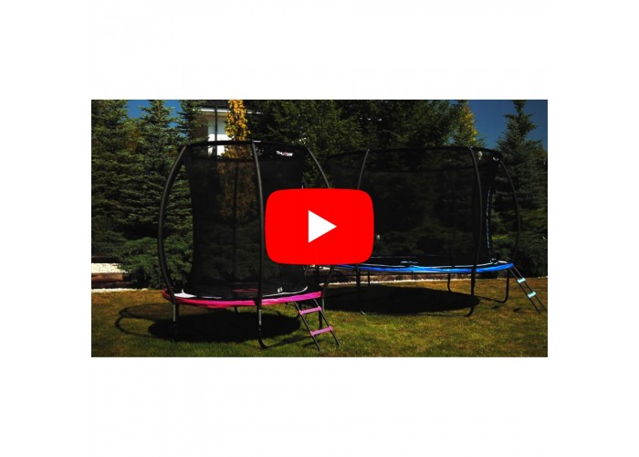 Батут із внутрішньою сіткою THUNDER Inside Ultra 16FT 490 см Black/Pink