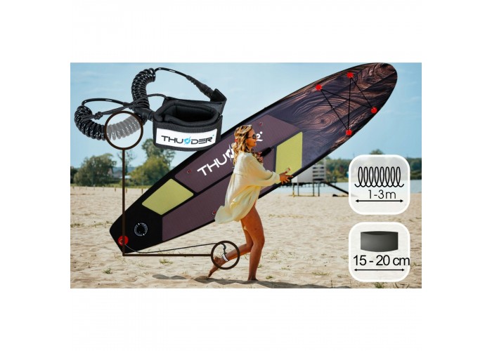 Надувна SUP дошка THUNDER Wood 320 см з веслом