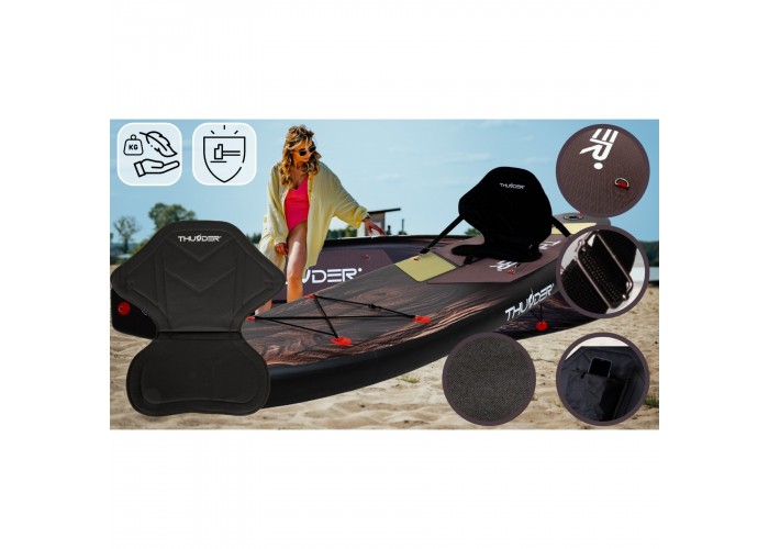 Надувна SUP дошка THUNDER Wood 320 см з веслом