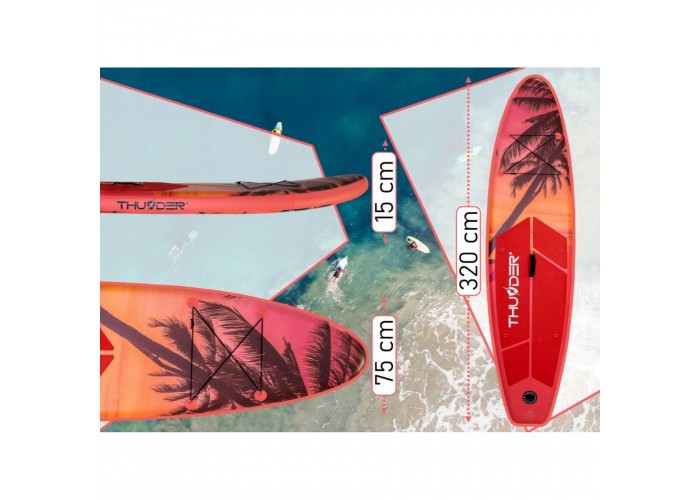 Надувна SUP дошка THUNDER Isle 320 см з веслом