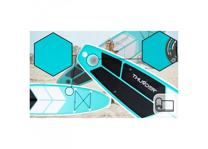 Надувна SUP дошка THUNDER Coast 320 см з веслом Mint