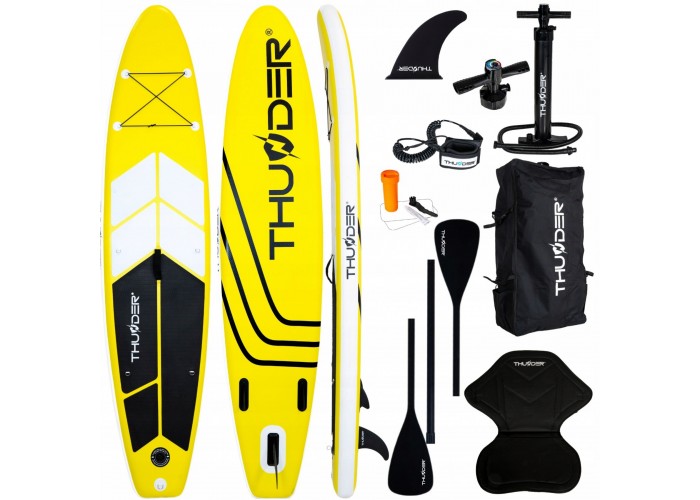 Надувна SUP дошка THUNDER Coast 320 см з веслом Yellow