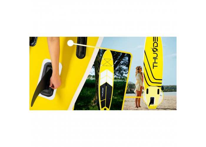 Надувна SUP дошка THUNDER Coast 320 см з веслом Yellow