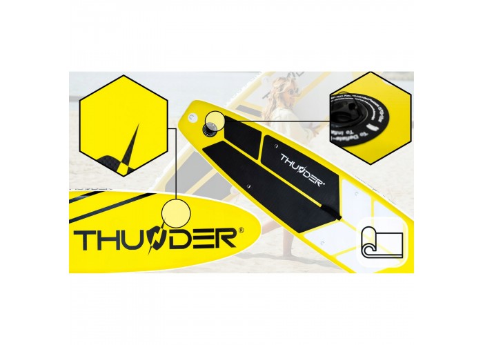 Надувна SUP дошка THUNDER Coast 320 см з веслом Yellow