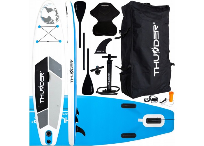 Надувна SUP дошка THUNDER Planet 320 см з веслом Blue