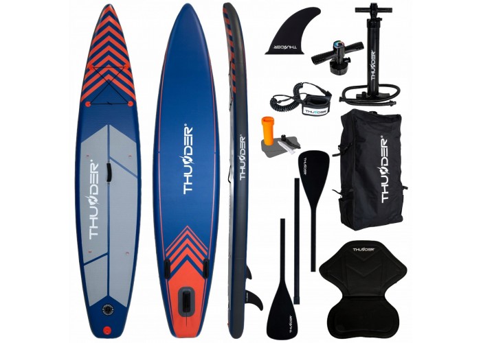 Надувна SUP дошка THUNDER Steel 365 см з веслом Red