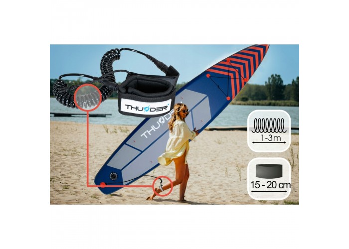 Надувна SUP дошка THUNDER Steel 365 см з веслом Red