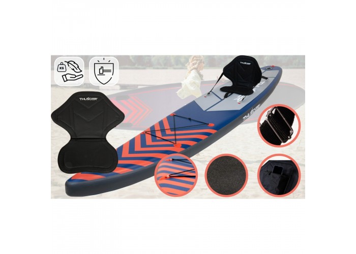 Надувна SUP дошка THUNDER Steel 365 см з веслом Red