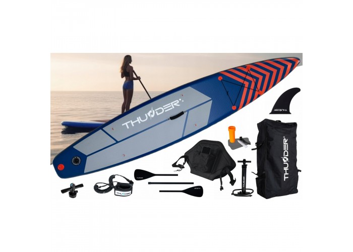 Надувна SUP дошка THUNDER Steel 365 см з веслом Red
