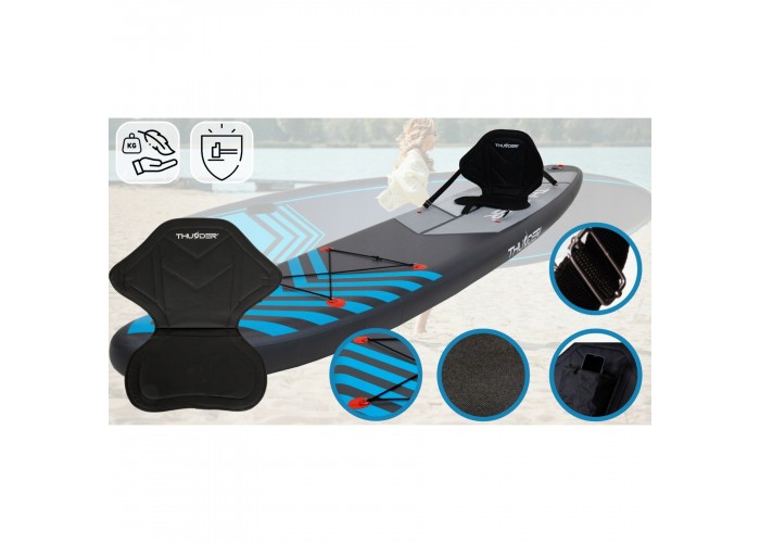 Надувна SUP дошка THUNDER Steel 365 см з веслом Blue