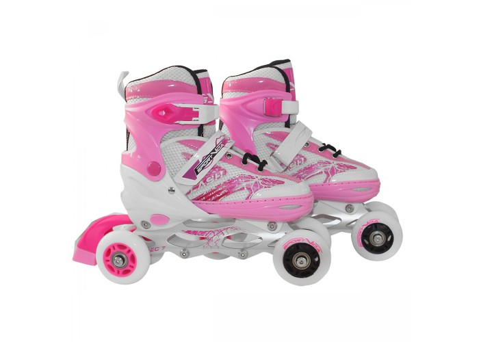 Роликові ковзани SportVida 4 в 1 SV-LG0016 Size 31-34 Pink
