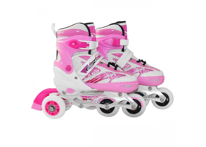 Роликові ковзани SportVida 4 в 1 SV-LG0017 Size 35-38 Pink