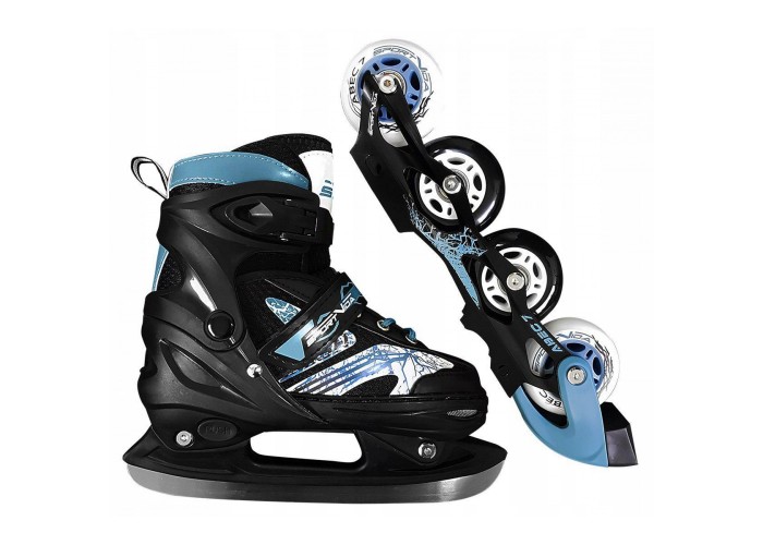 Роликові ковзани SportVida 4 в 1 SV-LG0019 Size 31-34 Black/Blue