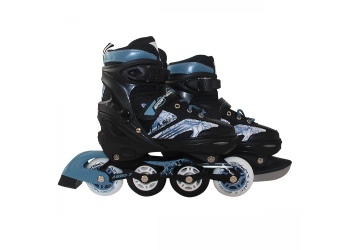 Роликові ковзани SportVida 4 в 1 SV-LG0019 Size 31-34 Black/Blue