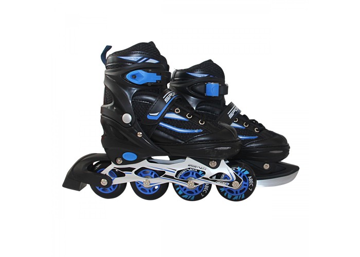 Роликові ковзани SportVida 4 в 1 SV-LG0030 Size 39-42 Black/Blue
