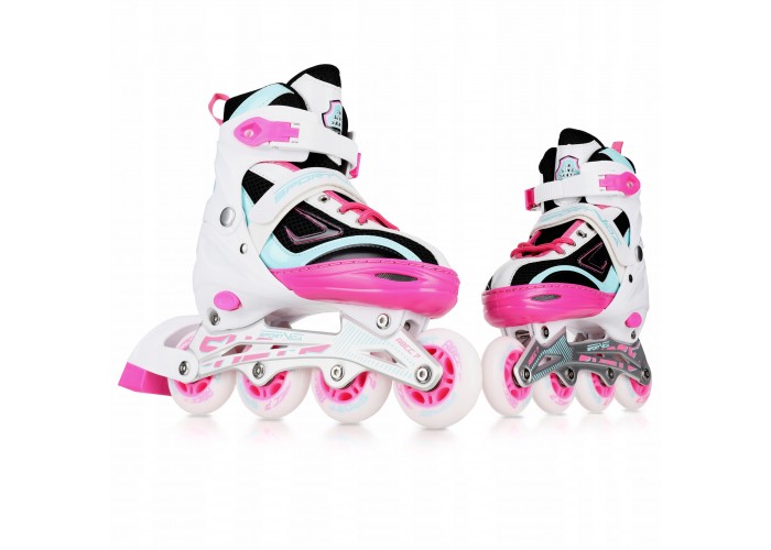Роликові ковзани SportVida 4 в 1 SV-LG0033 Size 39-42 White/Pink/Blue