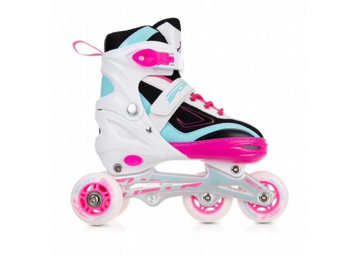 Роликові ковзани SportVida 4 в 1 SV-LG0033 Size 39-42 White/Pink/Blue