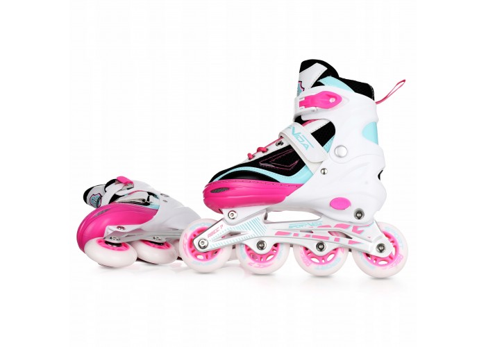 Роликові ковзани SportVida 4 в 1 SV-LG0033 Size 39-42 White/Pink/Blue