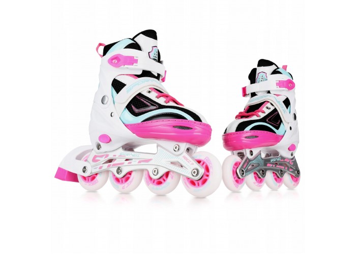 Роликові ковзани SportVida 4 в 1 SV-LG0032 Size 35-38 White/Pink/Blue