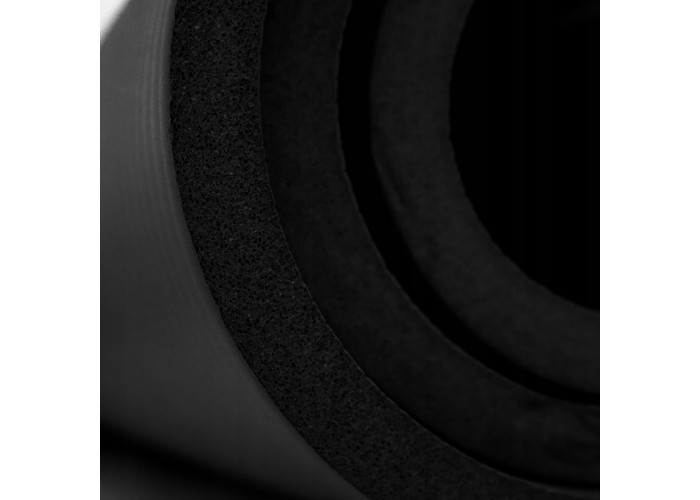 Килимок (мат) спортивний SportVida NBR 180 x 60 x 1.5 см для йоги та фітнесу SV-HK0167 Black
