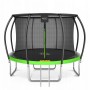 Батут із внутрішньою сіткою 4FIZJO Premium 12FT 374 см 4FJ0605 Black/Green