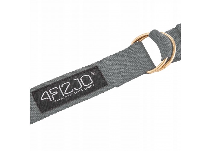 Ремінь для йоги 4FIZJO 300 см 4FJ0525 Grey