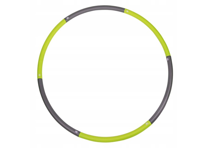 Обруч масажний Hula Hoop SportVida 90 см SV-HK0214 Grey/Green