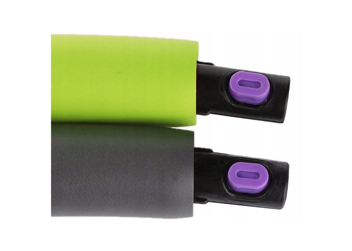 Обруч масажний Hula Hoop SportVida 90 см SV-HK0214 Grey/Green