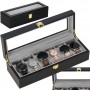 Скринька (органайзер) для зберігання годинників Springos 31.5 x 11 x 8 см HA1065