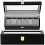 Скринька (органайзер) для зберігання годинників Springos 31.5 x 11 x 8 см HA1065