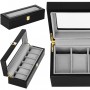 Скринька (органайзер) для зберігання годинників Springos 31.5 x 11 x 8 см HA1065