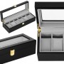 Скринька (органайзер) для зберігання годинників Springos 31.5 x 11 x 8 см HA1065
