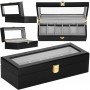 Скринька (органайзер) для зберігання годинників Springos 31.5 x 11 x 8 см HA1065