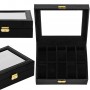 Скринька (органайзер) для зберігання годинників Springos 25 x 20 x 8 см HA1057