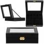 Скринька (органайзер) для зберігання годинників Springos 25 x 20 x 8 см HA1057
