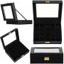 Скринька (органайзер) для зберігання годинників Springos 25 x 20 x 8 см HA1057