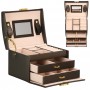 Скринька для прикрас (футляр для біжутерії) Springos 17.5 x 14 x 12.5 см HA1029