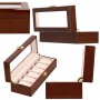 Скринька (органайзер) для зберігання годинників Springos 31.5 x 11 x 8 см HA1068