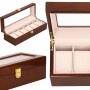 Скринька (органайзер) для зберігання годинників Springos 31.5 x 11 x 8 см HA1068