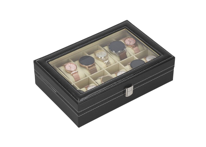 Скринька (органайзер) для зберігання годинників Springos 30 x 20 x 8 см HA1058