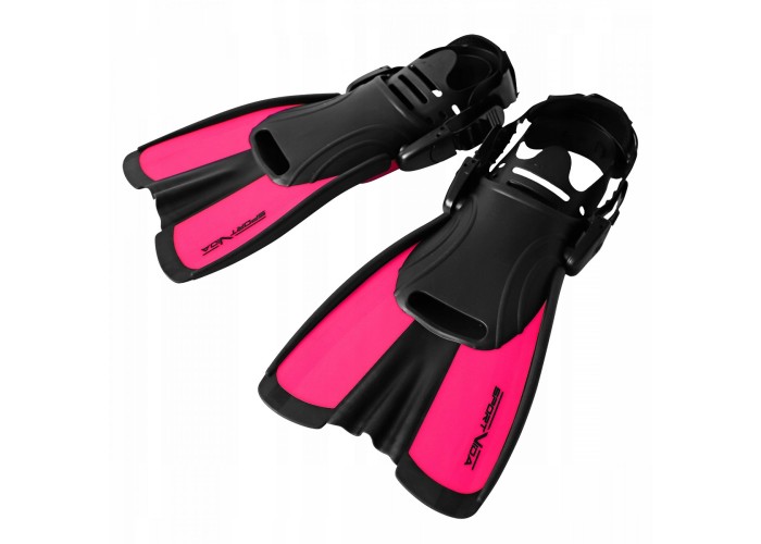 Ласти SportVida SV-DN0008JR-M Size 34-38 Black/Pink