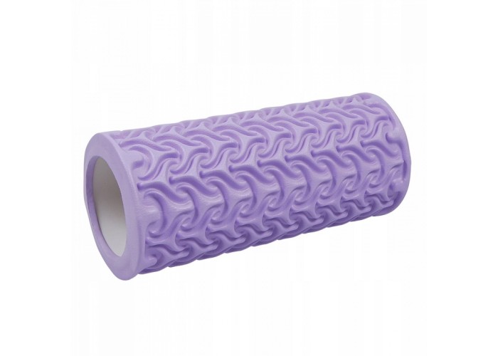 Масажний ролик (валик, роллер) SportVida EVA 33 x 14 см SV-HK0225 Purple