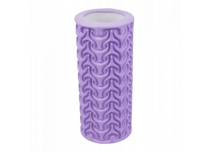 Масажний ролик (валик, роллер) SportVida EVA 33 x 14 см SV-HK0225 Purple
