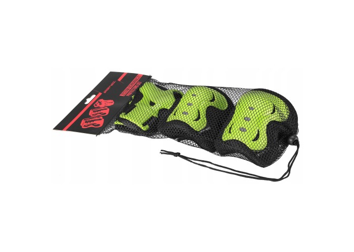 Комплект захисний SportVida 3 в 1 SV-KY0001-S Size S Black/Green