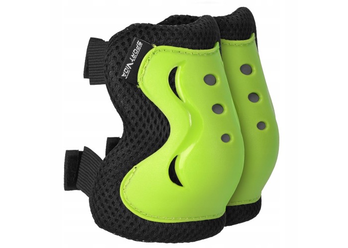 Комплект захисний SportVida 3 в 1 SV-KY0001-M Size M Black/Green