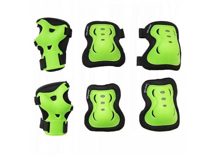 Комплект захисний SportVida 3 в 1 SV-KY0001-L Size L Black/Green