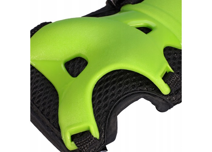 Комплект захисний SportVida 3 в 1 SV-KY0001-L Size L Black/Green