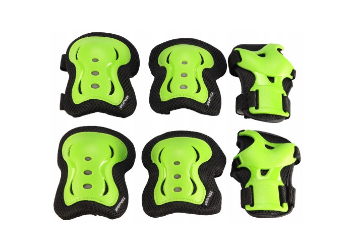 Комплект захисний SportVida 3 в 1 SV-KY0001-L Size L Black/Green