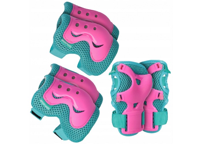 Комплект захисний SportVida 3 в 1 SV-KY0002-L Size L Blue/Pink